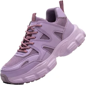Safety Trainers Women's Steel Toe Cap Trainers Lightweight Safety Shoes for Women Breathable Work Boots