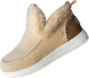 Snow Shoes For Men Non-Slip aterproof Fu Lined Ankle Booties Winter Walking Shoes For Men Slip On Shoes
