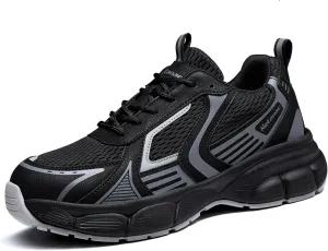 Steel Toe Shoes for Men Women  Durable Soles, Lightweight Comfortable Safety Work Sneakers