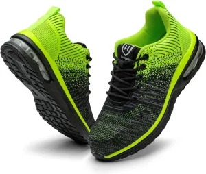Steel Toe Shoes for Men Women Lightweight Comfortable Work Shoes Indestructible Slip Resistant Safety Shoes for Construction