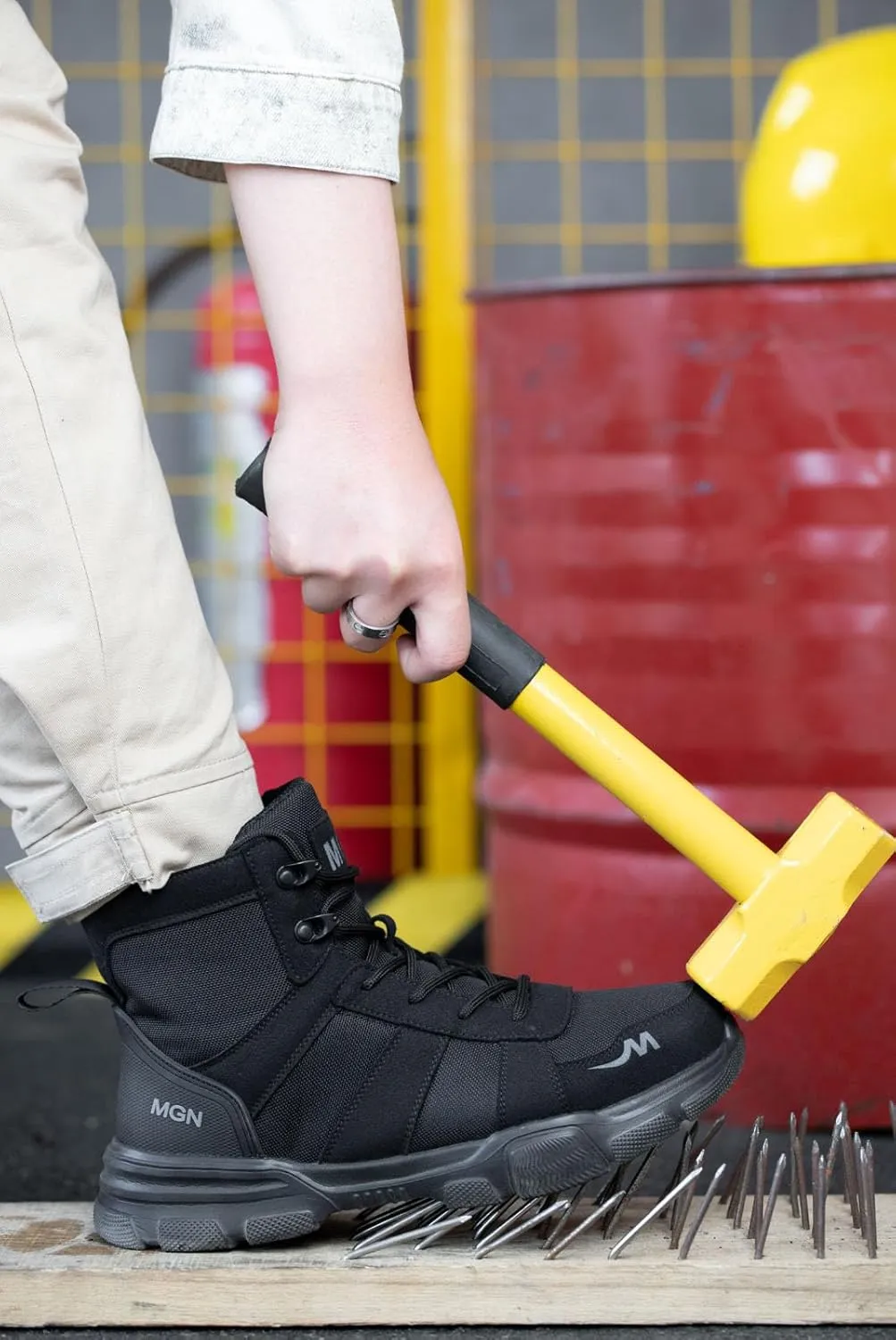 Steel Toe Shoes Safety Shoes Men's Women's Steel Toe Shoes Industrial and Construction Shoes