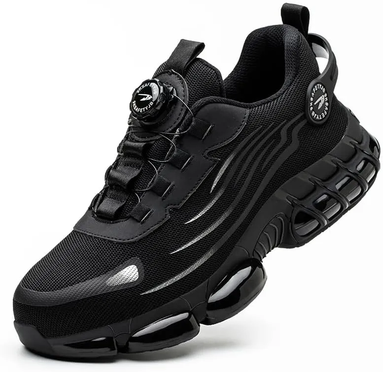 Steel Toe Work Sneakers for Men Women Lightweight Comfortable Industrial & Construction Work Safety Shoes