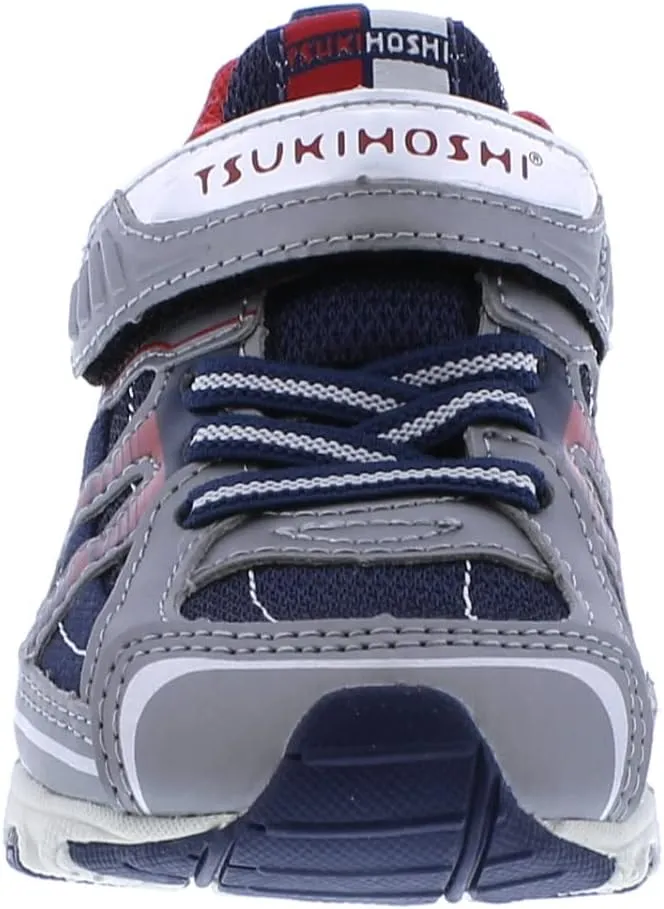 TSUKIHOSHI Storm Kids Shoes - Strap-Closure Machine-Washable Kids and Toddler Shoes with Wide Toe Box & Slip-Resistant, Non-Marking Outsoles