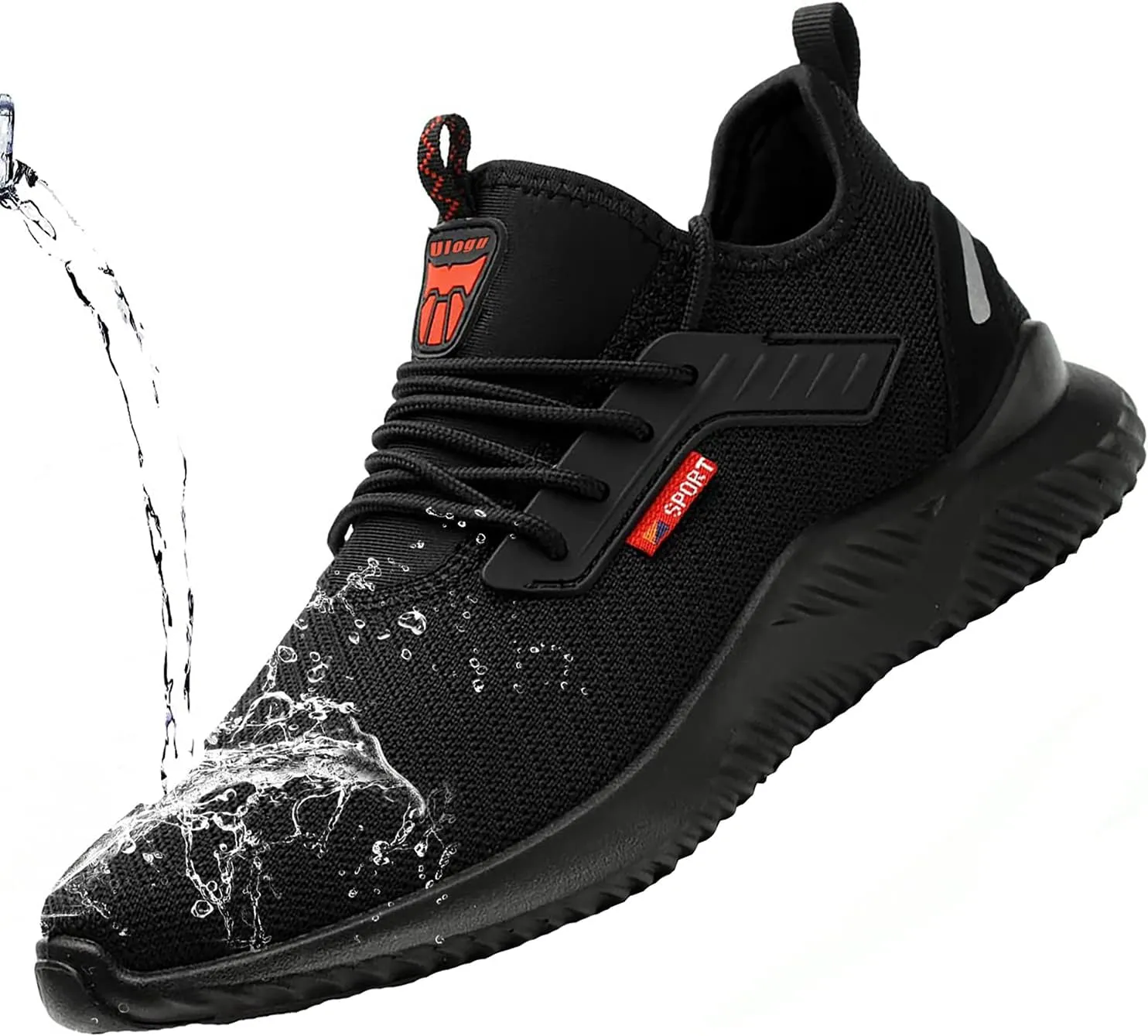ulogu Steel Toe Shoes for Men WomenWaterproof Lightweight Roofing ShoeSafety Industrial Work Sneakers