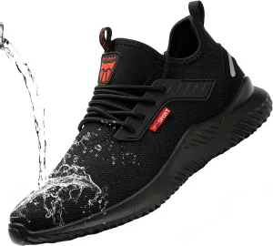ulogu Steel Toe Shoes for Men WomenWaterproof Lightweight Roofing ShoeSafety Industrial Work Sneakers