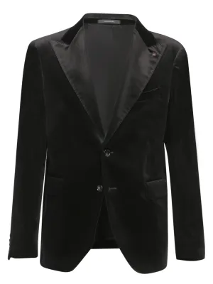 Vesuvio Velvet Jacket in Black