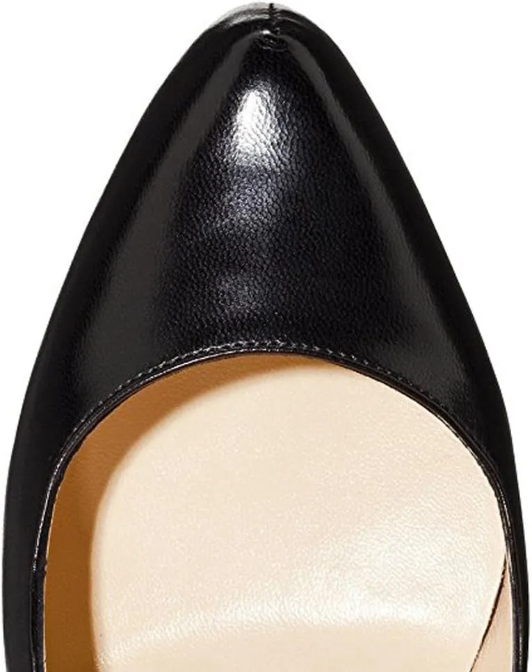 Women's High Heel Platform Round Closed Toe Dress Pump Shoes