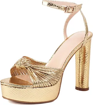 Women's Platform High Heel, Ankle Strap Chunky Heels Sandals, Open Toe Fashion Wedding Party Evening Prom Dance Ankle Strap Dress Pump Sandals Shoes