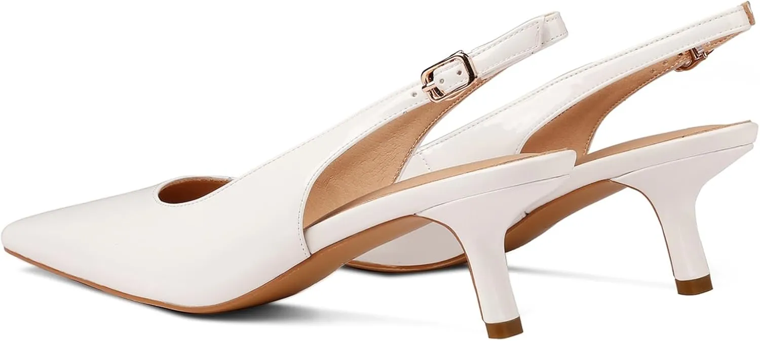 Women's Thin High Cute Wedding Patent Leather Buckle Kitten Low Heels Dress Shoes Ankle Strap Party Fashion Sandals