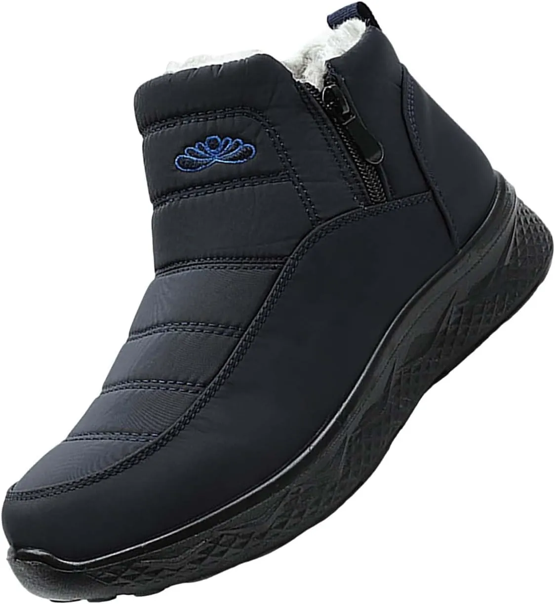 Womens Winter Snow Boots Women Ankle Booties Warm Fu Lined aterproof Insulated Slip On Outdoor Shoes