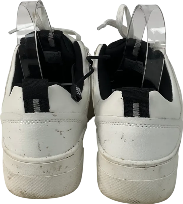 ZARA White Lace Up Trainers UK 5 EU 38 